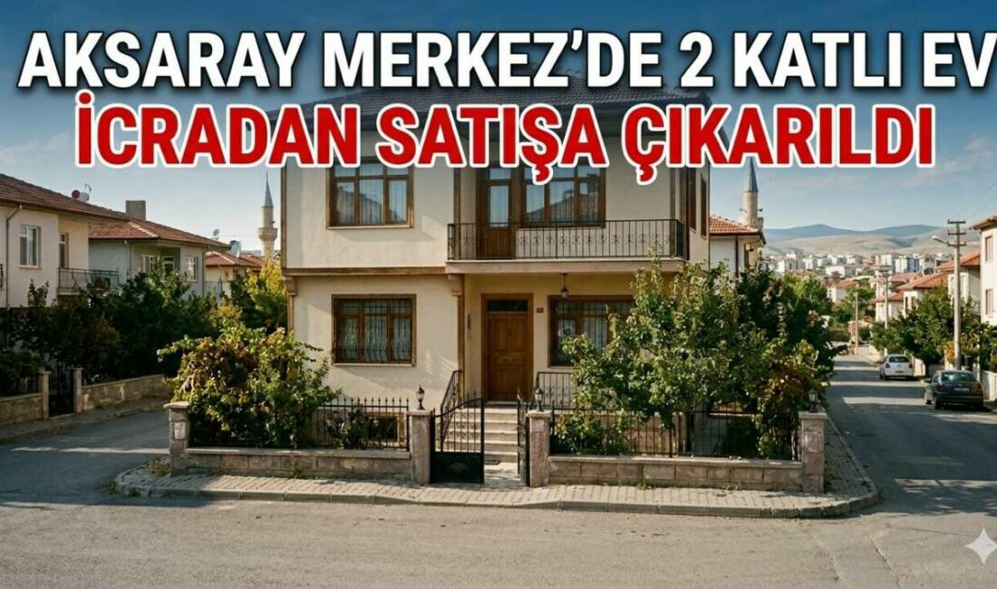 Aksaray Merkez Cumhuriyet Mahallesi’nde 503 m² arsa üzerindeki dubleks müstakil