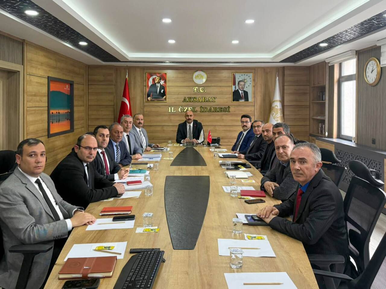 Aksaray İl Özel İdaresi’nde gerçekleştirilen toplantıda 2026 yılı boyunca sahada