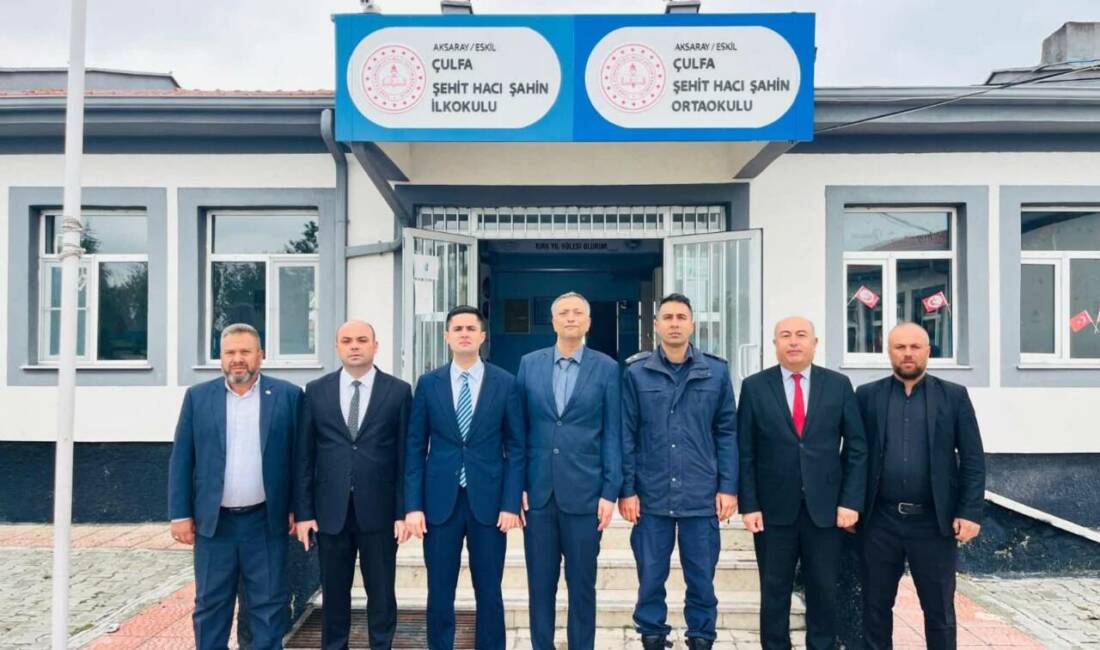 Eskil’de köy ve mahalle ziyaretlerini sürdüren Kaymakam Taha Soydaş, Çulfa