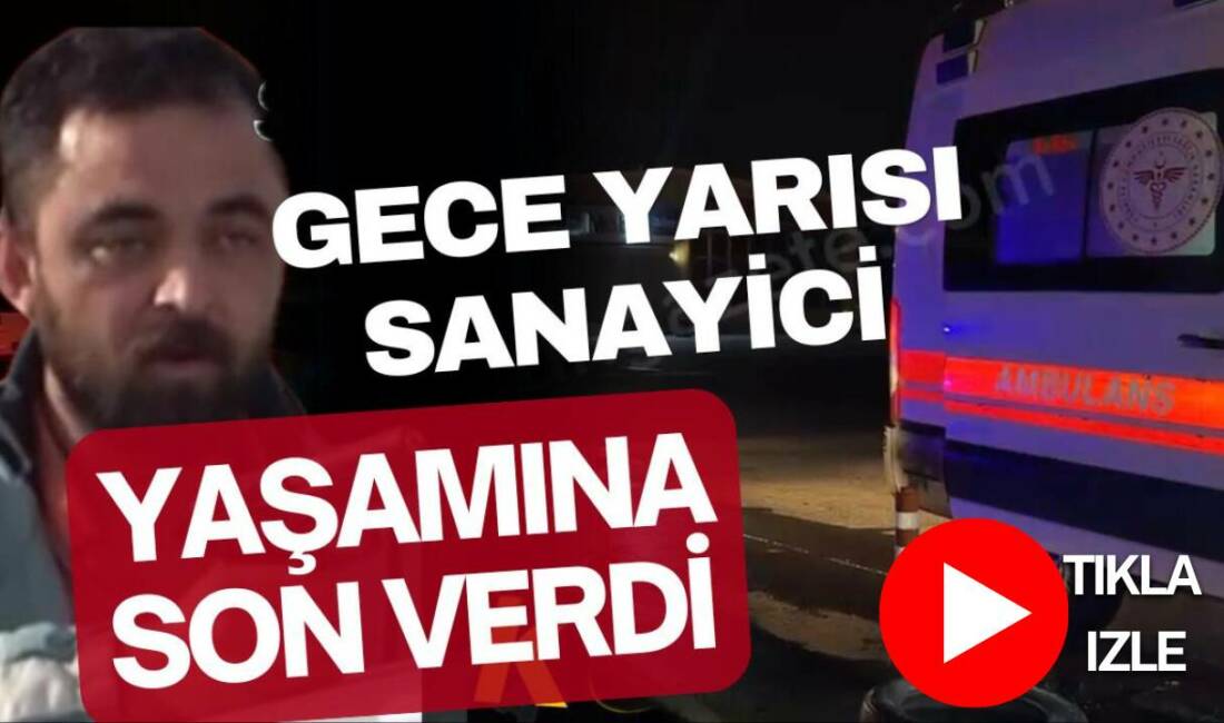 Aksaray Yeni Sanayi Sitesi’nde meydana gelen olayda 35 yaşındaki sanayici