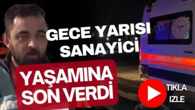 Aksaray Yeni Sanayi Sitesi’nde meydana gelen olayda 35 yaşındaki sanayici