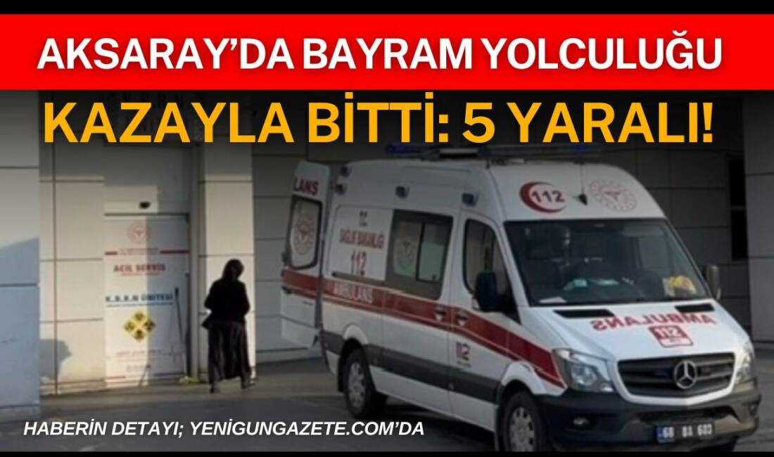 Aksaray-Ankara karayolunda bayram tatiline giden ailenin bulunduğu otomobil kontrolden çıktı.