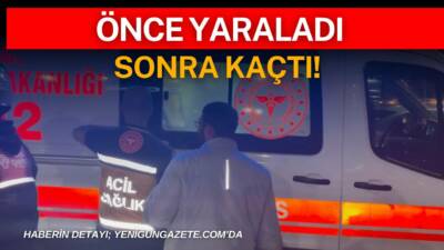 Aksaray Atatürk Bulvarı’nda motosiklet sürücüsü Sedat H. yaralandı, çarpıp kaçan