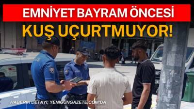 Aksaray’da bayram öncesi hayvan pazarı, mezarlık, meydan, AVM çevreleri ve