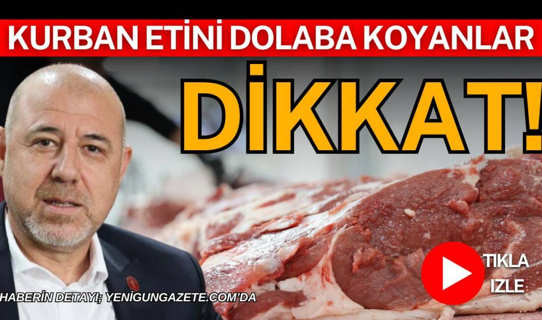 Kurban Bayramı'nda kurbanlıkların kesiminin ardından hemen dolaplara alınan etlerin kalitesinin