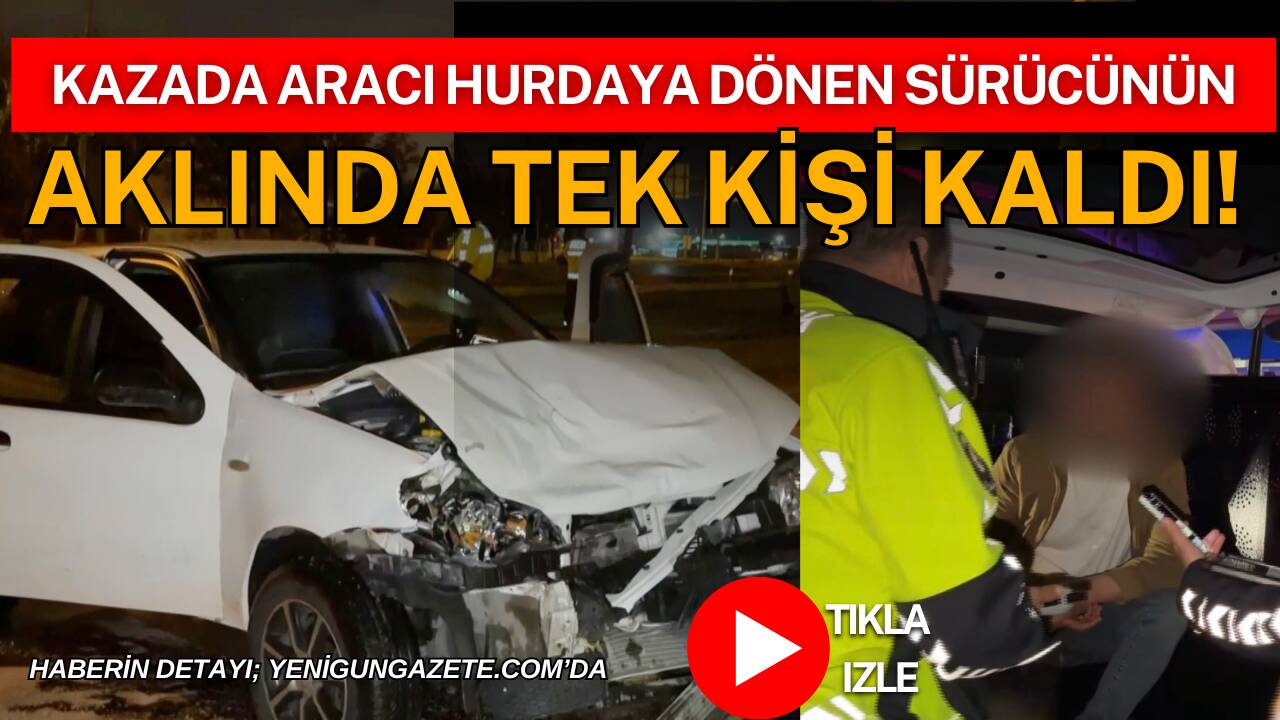 Aksaray’da alkol aldıktan sonra direksiyon başına geçip park halindeki araca