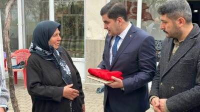 Aksaray’ın Ortaköy ilçesinde şehadet yıldönümünde Şehit Süleyman Köse’nin annesi evinde