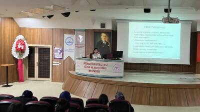 Enfeksiyon hastalıklarına karşı bilinç oluşturmak amacıyla düzenlenen eğitim programında, Kırım
