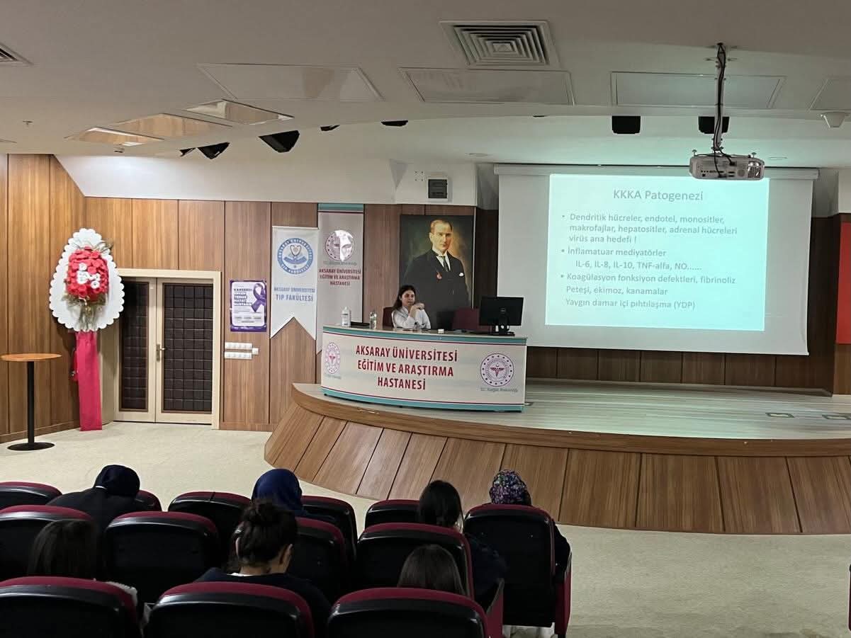 Enfeksiyon hastalıklarına karşı bilinç oluşturmak amacıyla düzenlenen eğitim programında, Kırım