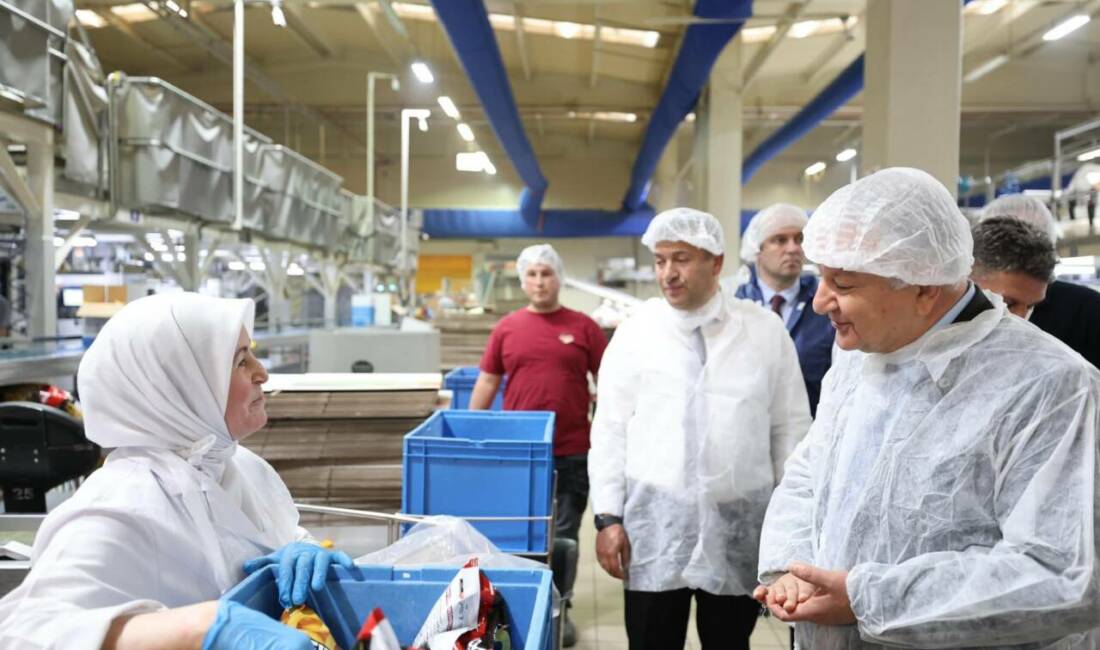 Aksaray Valisi Murat Duru, Organize Sanayi Bölgesi’nde faaliyet gösteren üç