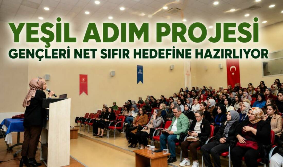 Yeşil Adım Projesi gençleri net sıfır hedefine hazırlıyor Aksaray merkezli başlatılan Yeşil Adım Gençlik Programı, 5 ilde gençlere