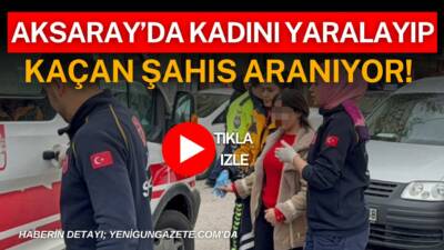 Aksaray’da yolun karşısına geçmek isteyen kadına plakasız motosiklet çarptı. Sürücü