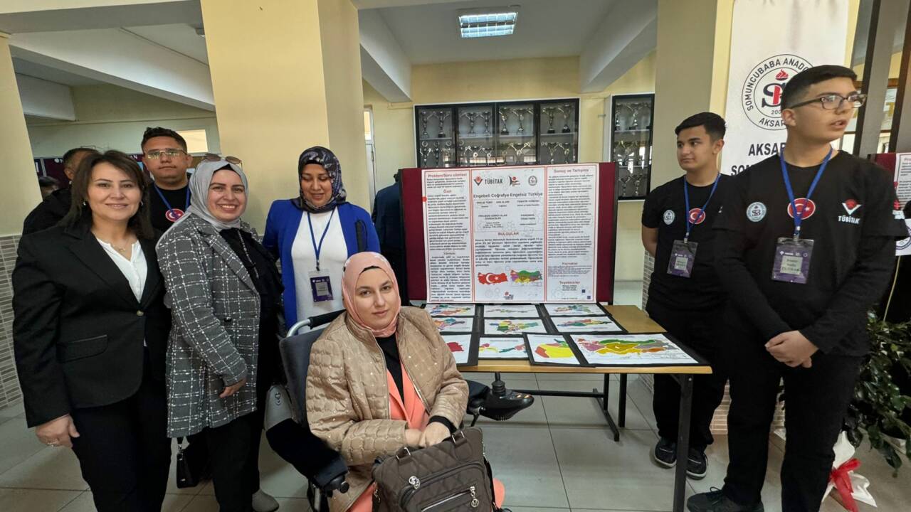 Aksaray’da Somuncu Baba Anadolu Lisesi tarafından TÜBİTAK 4006 Bilim Fuarları