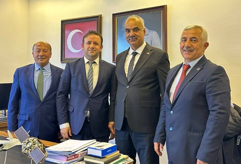 TÜBİTAK Daire Başkanı Tayfun Çelik’e sürpriz ziyaret! MHP Aksaray heyeti, TÜBİTAK Daire Başkanı Tayfun Çelik’i ziyaret
