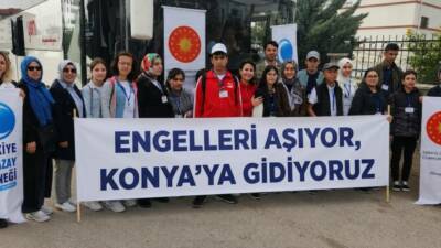 Beyazay Aksaray’ın Konya gezisinde engelli bireyler ve aileleri unutulmaz bir