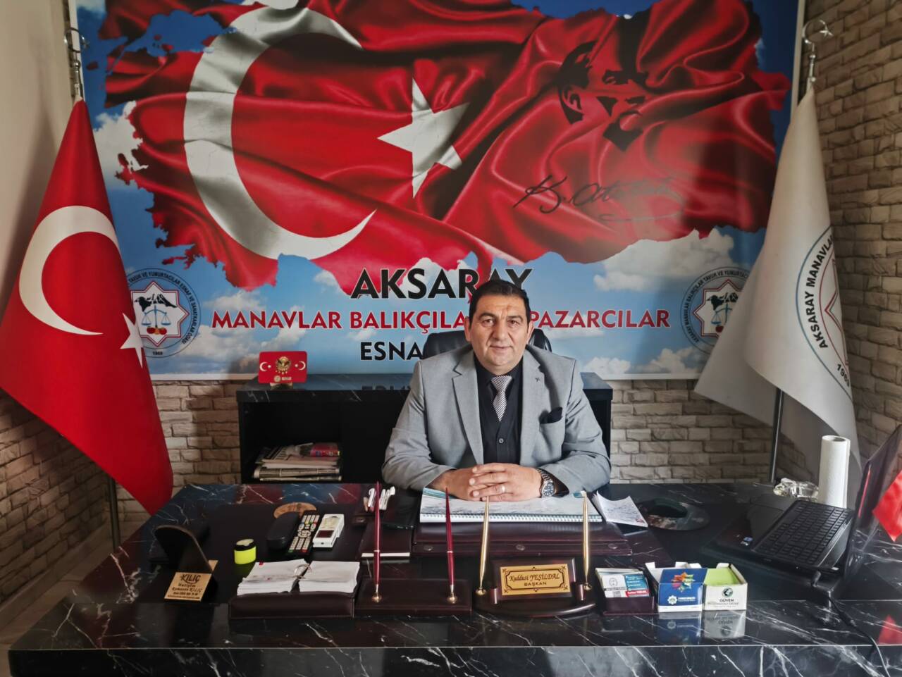 Aksaray’da esnafın artan mali yük altında zorlandığını belirten Oda Başkanı