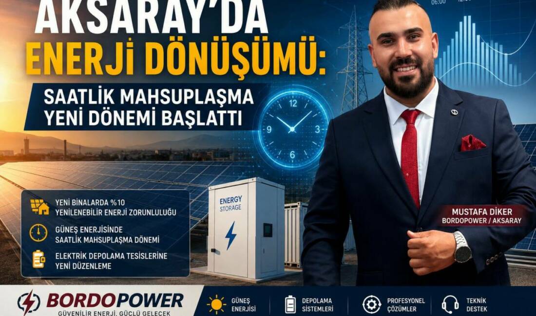 Aksaray merkezli enerji firması BordoPower’ın sahibi Mustafa Diker, güneş enerjisinde