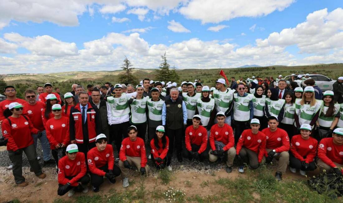 Aksaray’da orman yangınlarına karşı farkındalık oluşturmak amacıyla düzenlenen “Orman Benim”