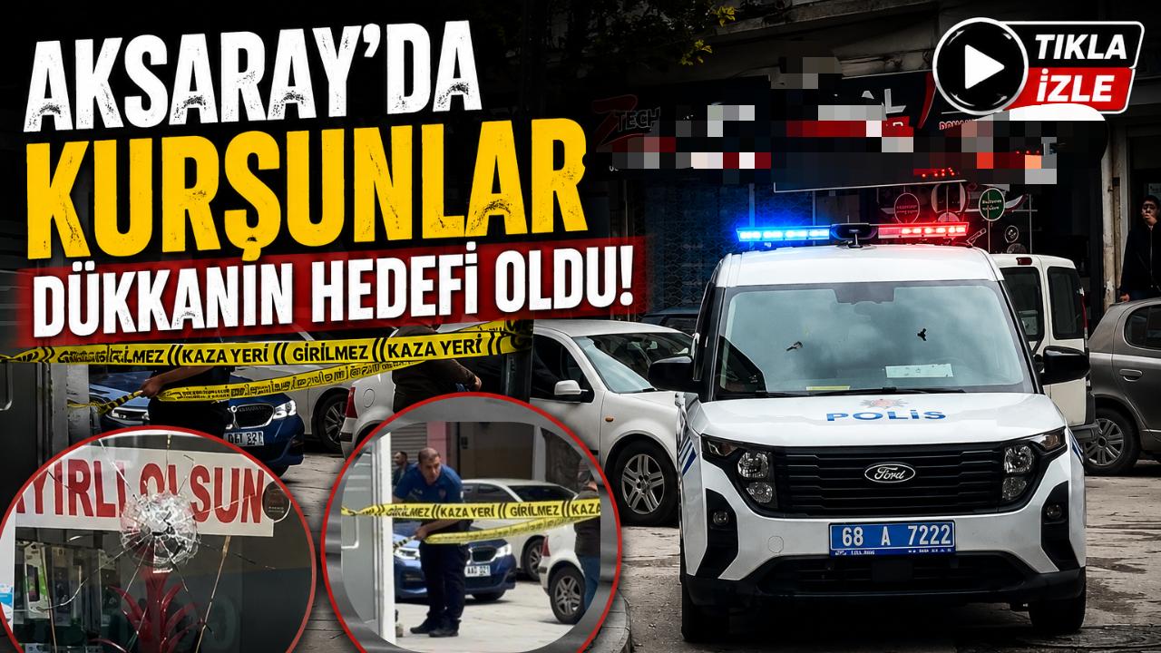 Aksaray’da sabah iş yerine gelen dükkan sahibi, kepenk ve cama