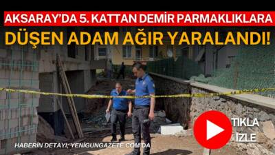 Aksaray Kılıçaslan Mahallesi’nde bulunan bir inşaatta meydana gelen iş kazasında,