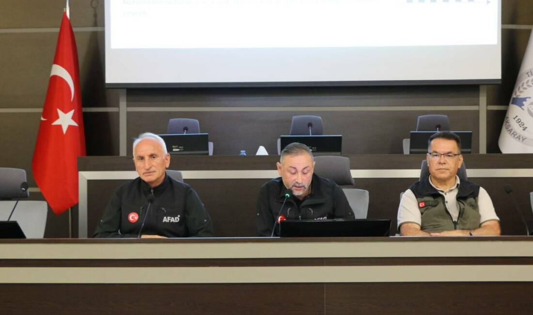 Aksaray’da orman yangınlarına karşı hazırlık kapsamında düzenlenen eğitim programıyla kurumlar