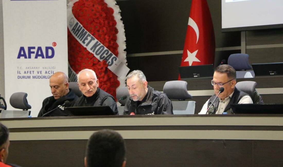 Aksaray’da iki gün süren “Orman Yangınlarıyla Mücadele ve Koordinasyon Eğitimi”,