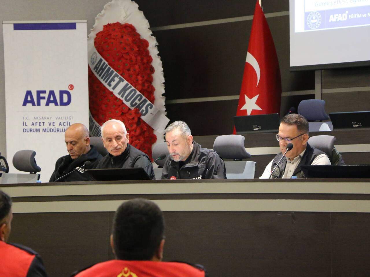 Aksaray’da iki gün süren “Orman Yangınlarıyla Mücadele ve Koordinasyon Eğitimi”,