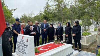Aksaray’ın Ağaçören ilçesinde Şehit Tunahan Erbaşı, şehadetinin yıl dönümünde düzenlenen