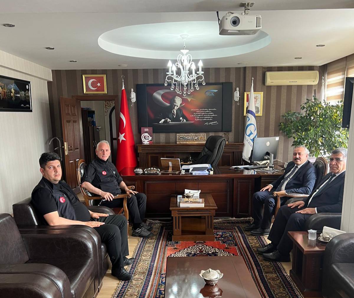 Aksaray AFAD İl Müdürü Adil Arslan, Sosyal Güvenlik Haftası kapsamında