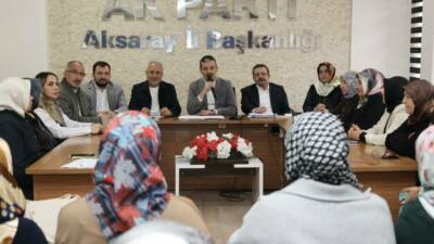 AK Parti Aksaray İl Başkanlığı ev sahipliğinde, teşkilat mensuplarına yönelik