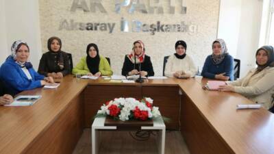 Adalet ve Kalkınma Partisi Aksaray Kadın Kolları Teşkilatı, haftalık olağan