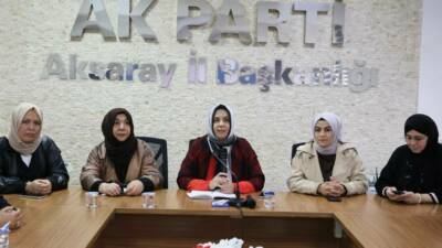 AK Parti Aksaray Kadın Kolları tarafından düzenlenen Haftalık Olağan İl