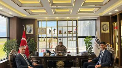 Vakıf Katılım Bankası Aksaray Şube yöneticileri, ASKON Aksaray Başkanı Hasan