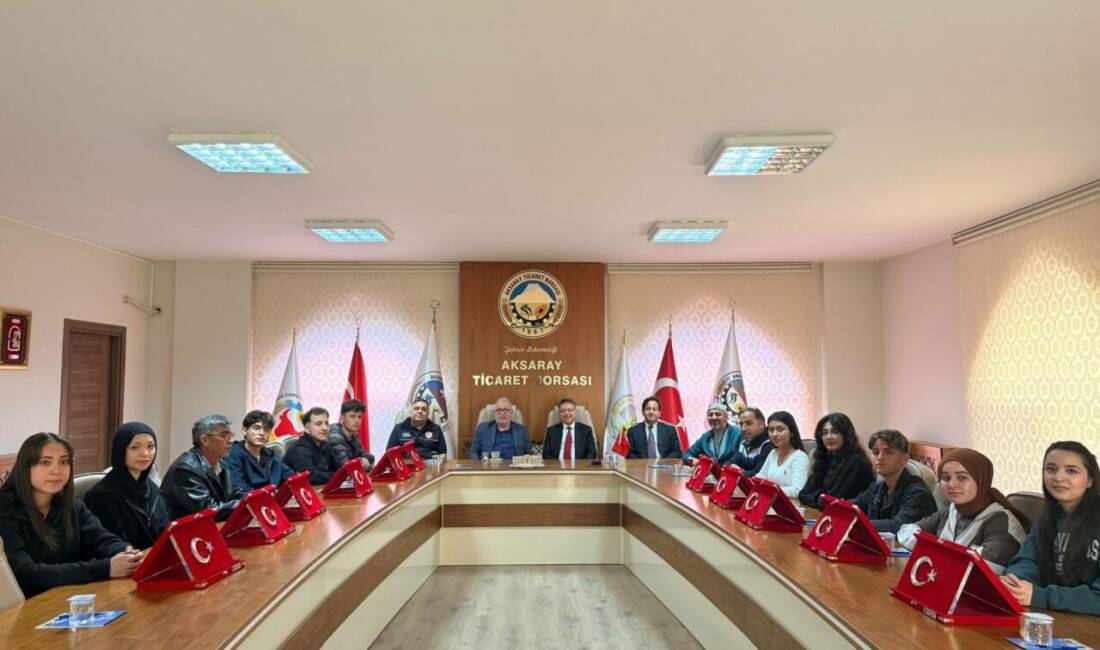 Aksaray Ticaret Borsası Başkanı Hamit Özkök, Aksaray Yunus Emre Anadolu