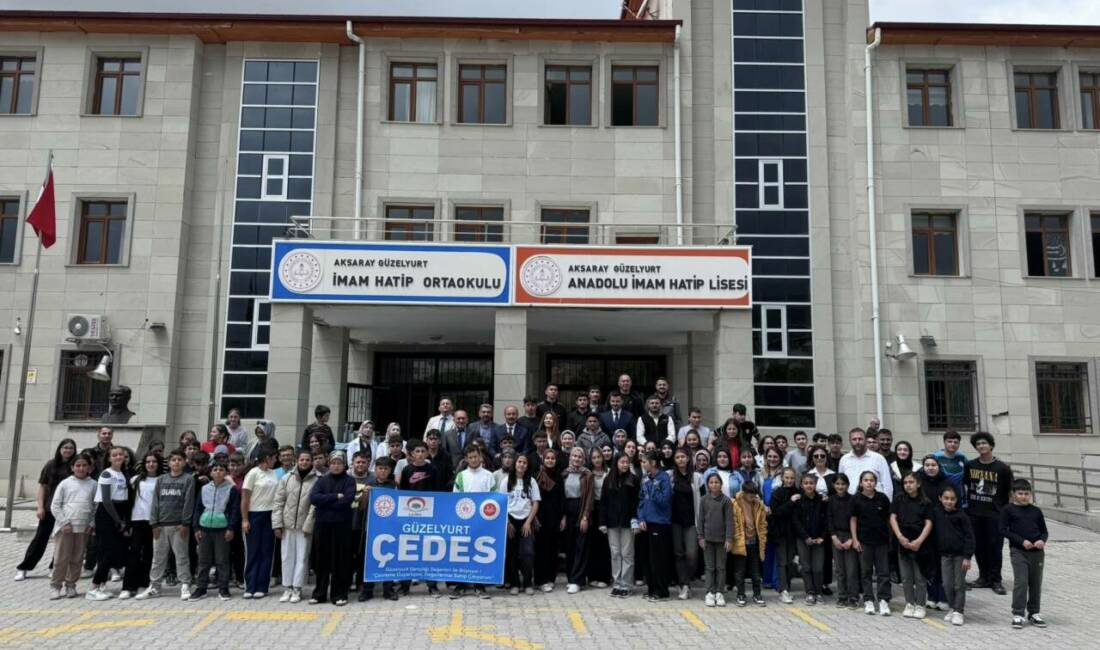 Güzelyurt’ta ÇEDES Projesi kapsamında düzenlenen yıl sonu etkinliğinde öğrenciler, spor