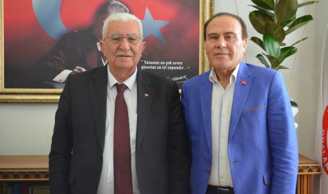 Aksaray’da Şehit Aileleri Derneği Başkanı Hüseyin Koçak, Birlik Başkanı Veysel