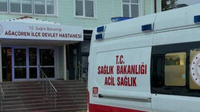 Aksaray’ın Ağaçören ilçesinde motosikletin elektrik direğine çarpması sonucu ağır yaralanan