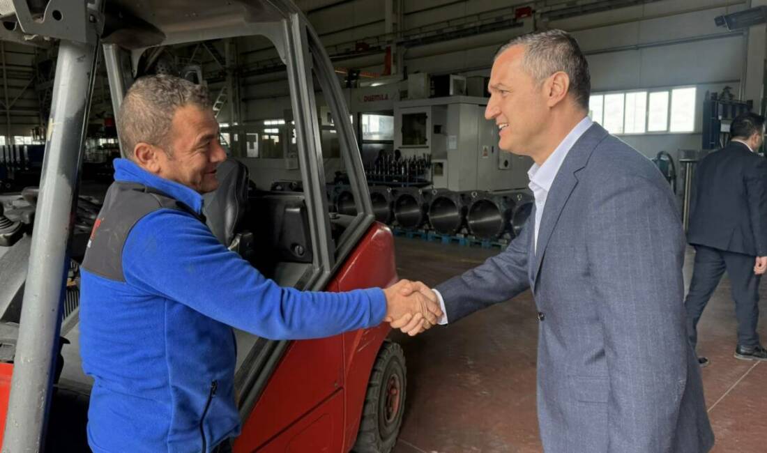 İYİ Parti Aksaray Milletvekili Turan Yaldır, AEMOT Elektrik Motorları Fabrikası’nı