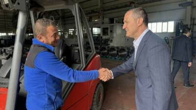 İYİ Parti Aksaray Milletvekili Turan Yaldır, AEMOT Elektrik Motorları Fabrikası’nı