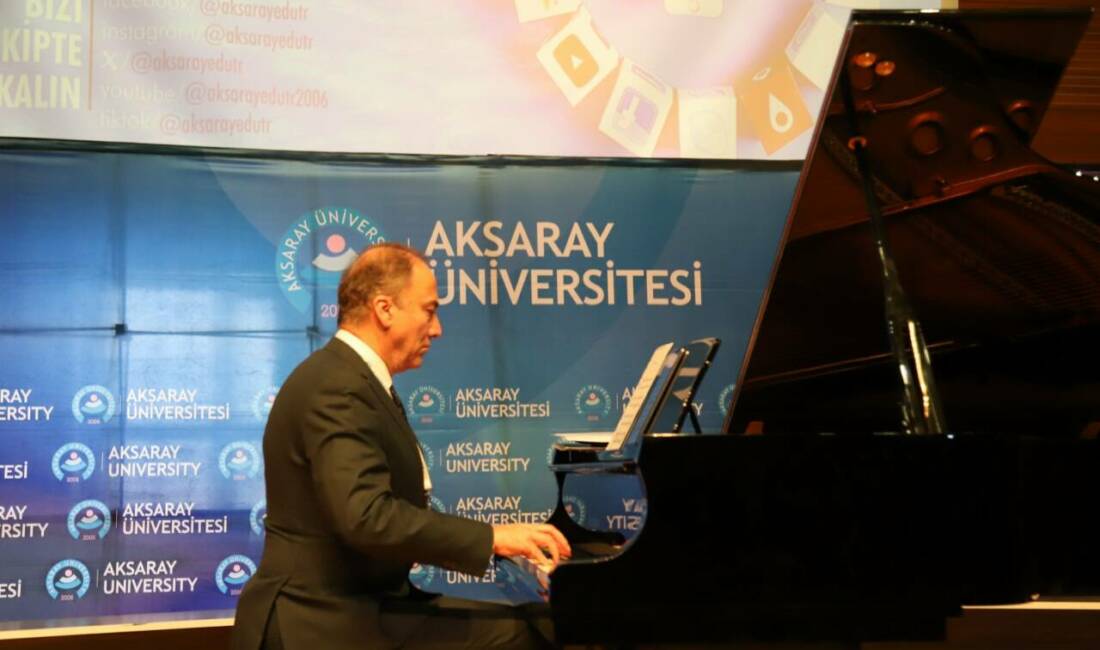 İtalyan müzisyen Prof. Dr. Angelo Martino, Aksaray Üniversitesinin 20. kuruluş