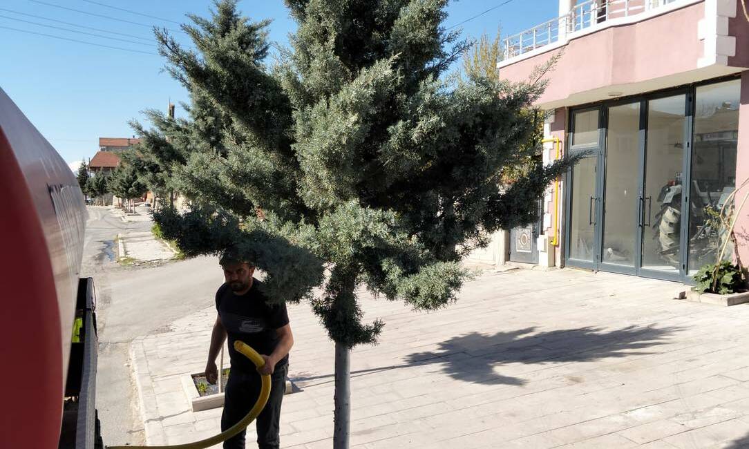 Aksaray’ın Gülağaç ilçesinde çevre ve yeşil alanların korunmasına yönelik çalışmalar