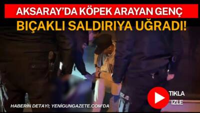 Aksaray’da kimliği belirsiz iki kişinin yolunu kestiğini iddia ettiği Sadettin