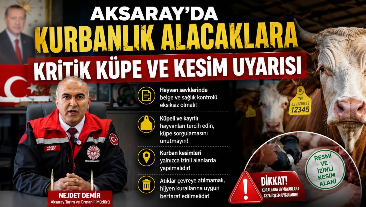 Kurban Bayramı öncesi yapılan bir uyarı, hem kurbanlık alacakları hem