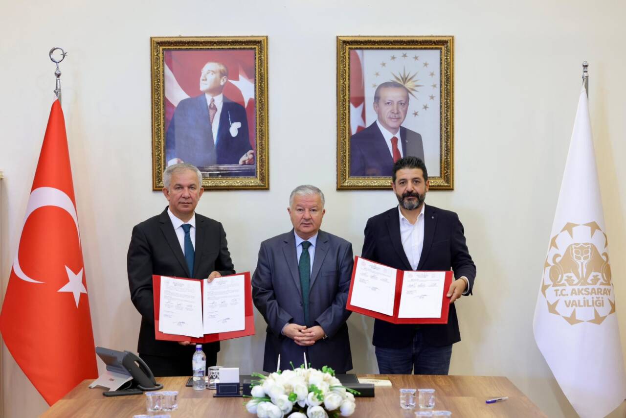 Aksaray’da imzalanan mesleki eğitim protokolüyle öğrencilerin uygulamalı eğitim alması ve