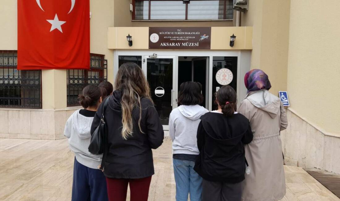 Aksaray’da Müzeler Haftası kapsamında düzenlenen etkinlikte, devlet korumasındaki çocuklar Aksaray