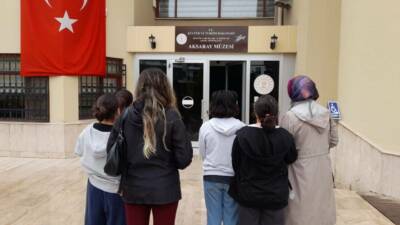Aksaray’da Müzeler Haftası kapsamında düzenlenen etkinlikte, devlet korumasındaki çocuklar Aksaray