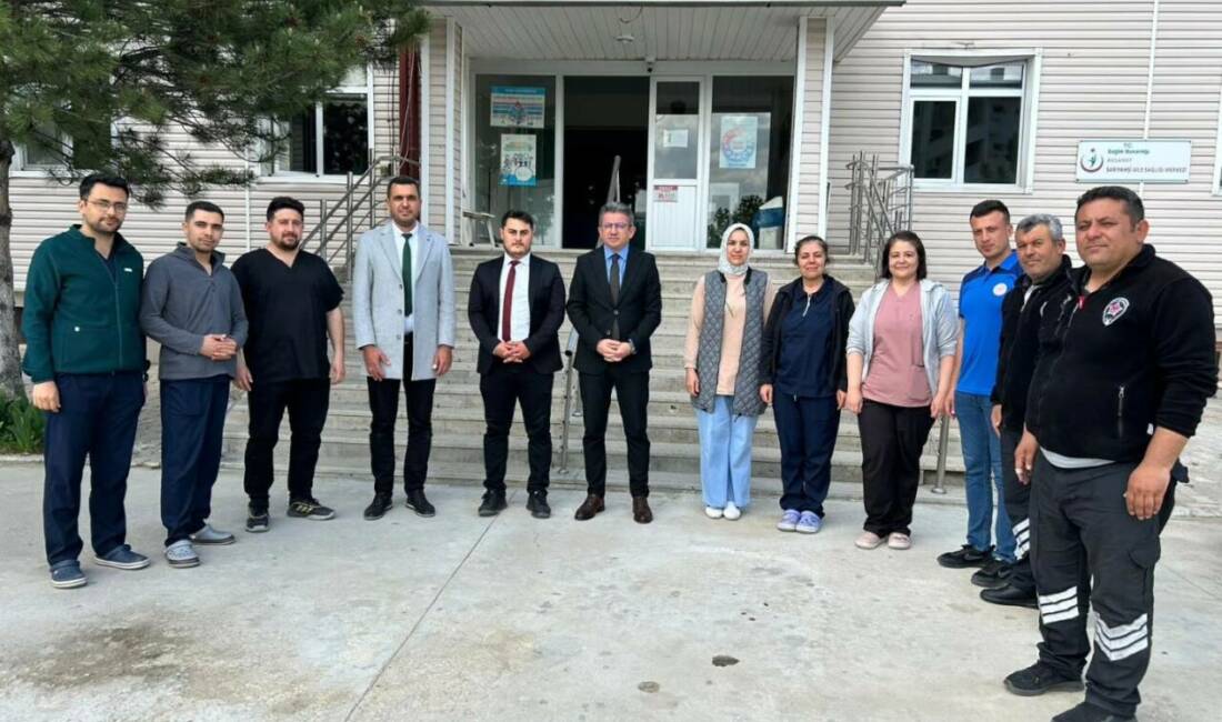 Aksaray İl Sağlık Müdürü Dr. Abdullah Güleç, Sarıyahşi ilçesinde bulunan