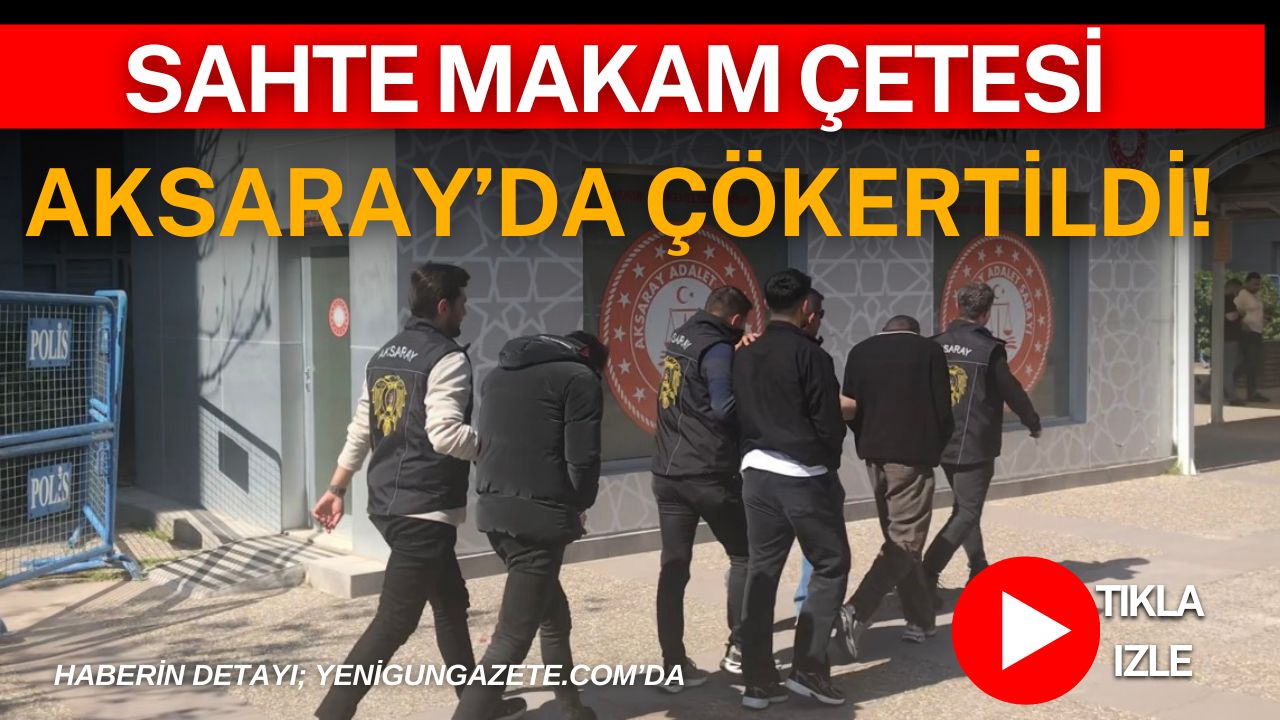 Aksaray’da yürütülen nitelikli dolandırıcılık soruşturmasında 2 şüpheli tutuklandı, 2 şüpheli