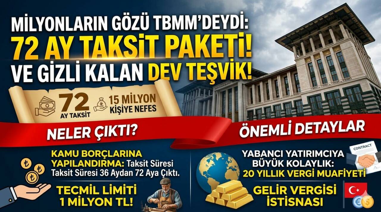 Günlerdir kulislerde konuşulan, milyonlarca vatandaşı ve ekonomi piyasalarını kökten değiştirecek