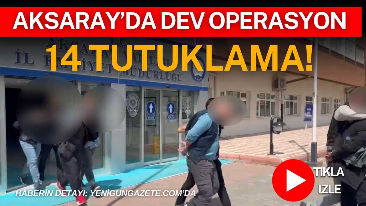 Aksaray’da narkotik ekiplerince düzenlenen operasyonlarda uyuşturucu maddeler, hassas teraziler ve